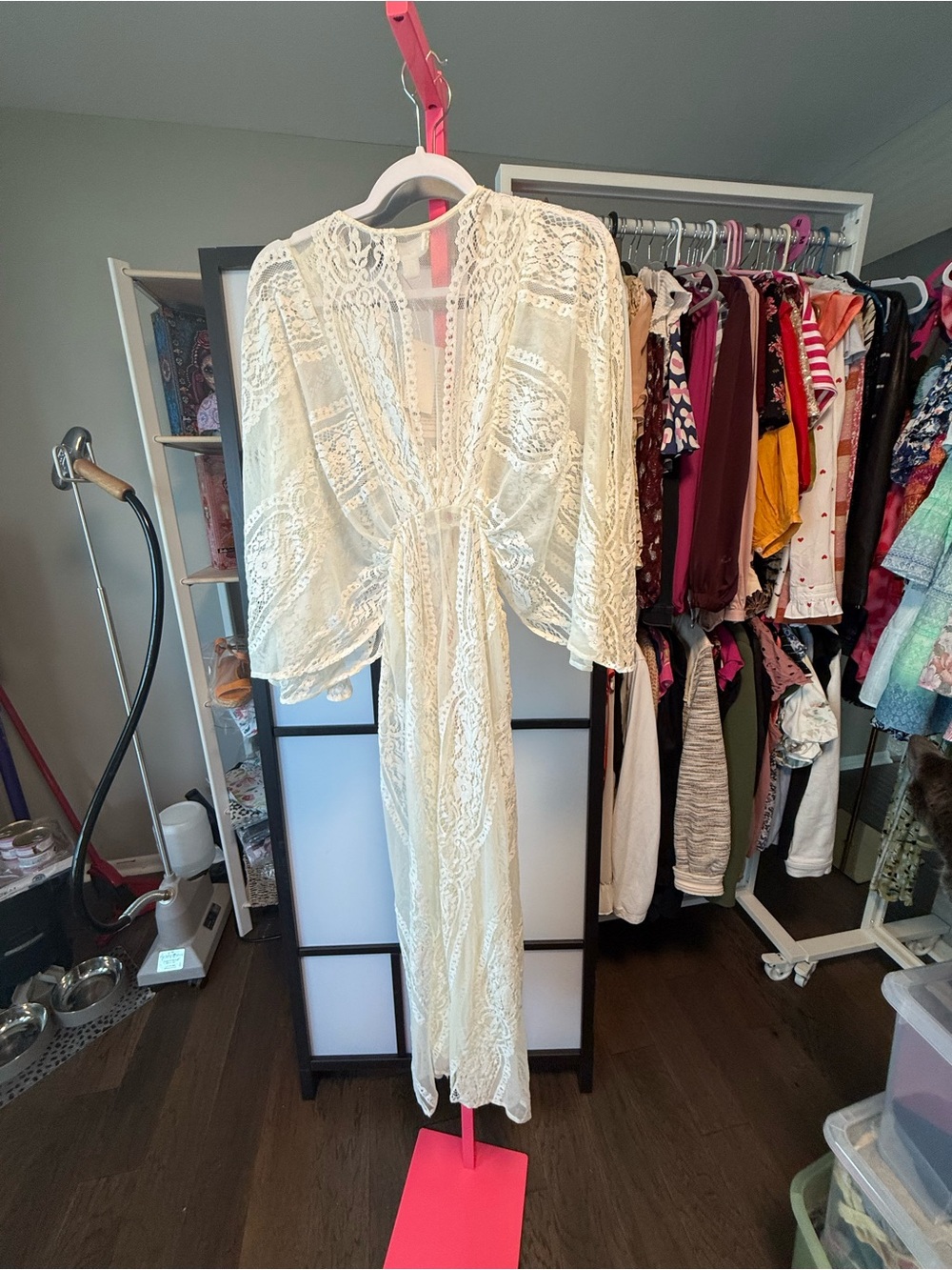 Band of the Free Lace Duster Kimono Cover-Up | NWT | Size Small | Boho Festival - Picture 5 of 13